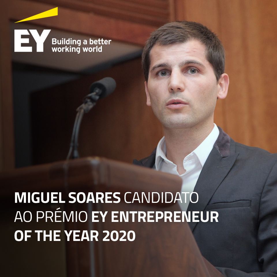 Miguel Soares Candidato aos Prémios EY Entrepreneur of the Year 2020