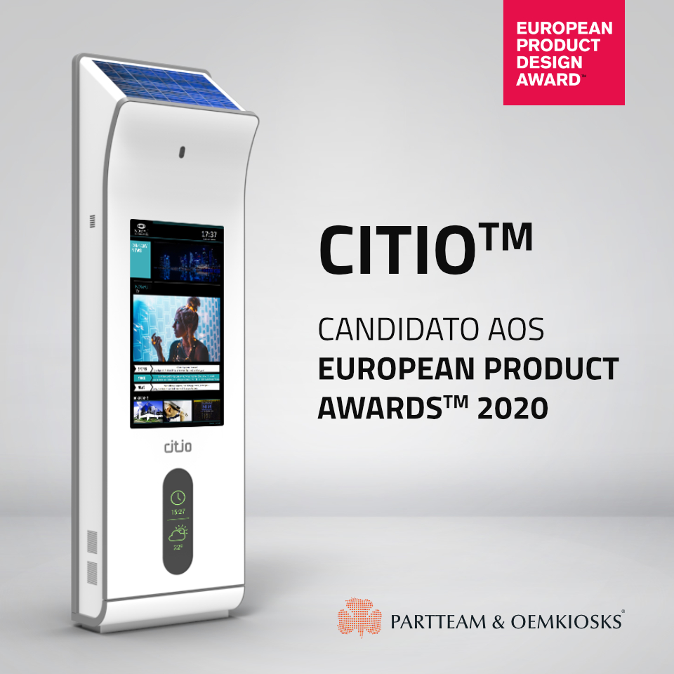 CITIO Candidato aos European Product Design Awards 2020