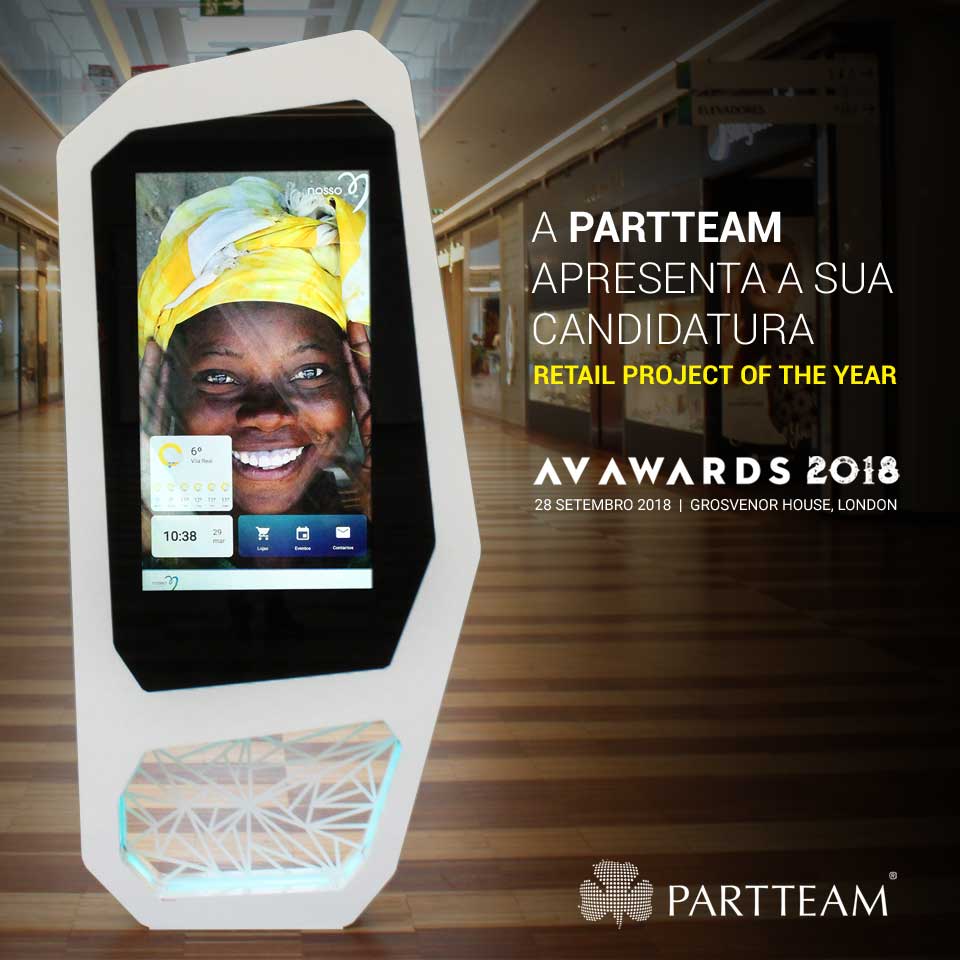PARTTEAM apresenta a sua candidatura ao prémio AV AWARDS 2018