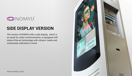 Nomyu Side Display Vantagem para Smartcities
