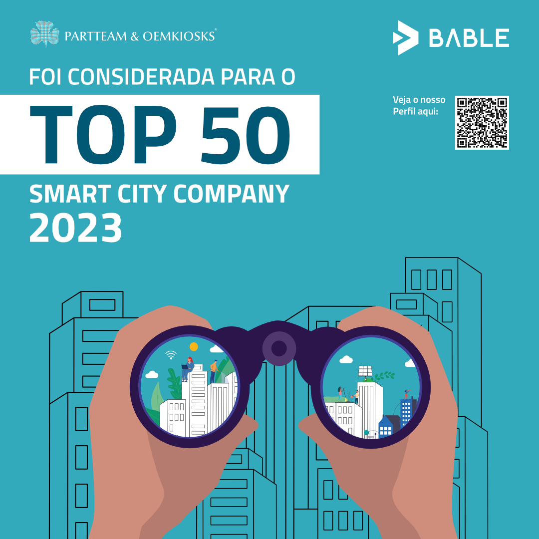 PARTTEAM & OEMKIOSKS é eleita TOP 50 Smart City Companies to Watch in 2023