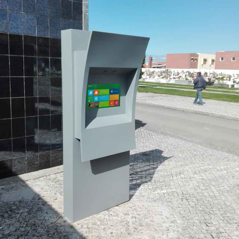 Quiosque digital para Cemitério Municipal de Espinho